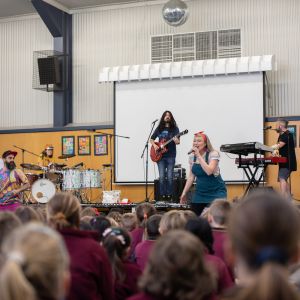 JAM Band performing to an audience